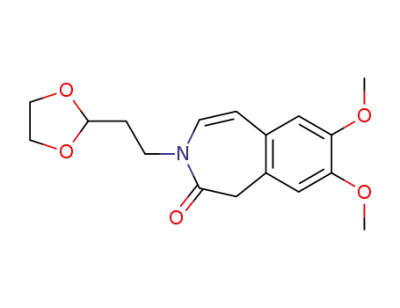 3-(2-[1,3]-dioxolan-2-yl-ethyl)-7,8-dimethoxy-1,3-dihydro-2H-3-benzazepin-2-one